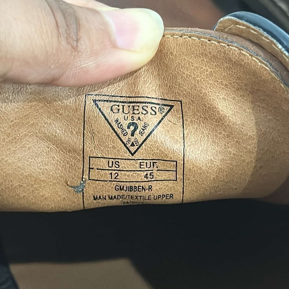 Guess Men's Size 12 Brown Jibben Oxford Shoes - Picture 7 of 7